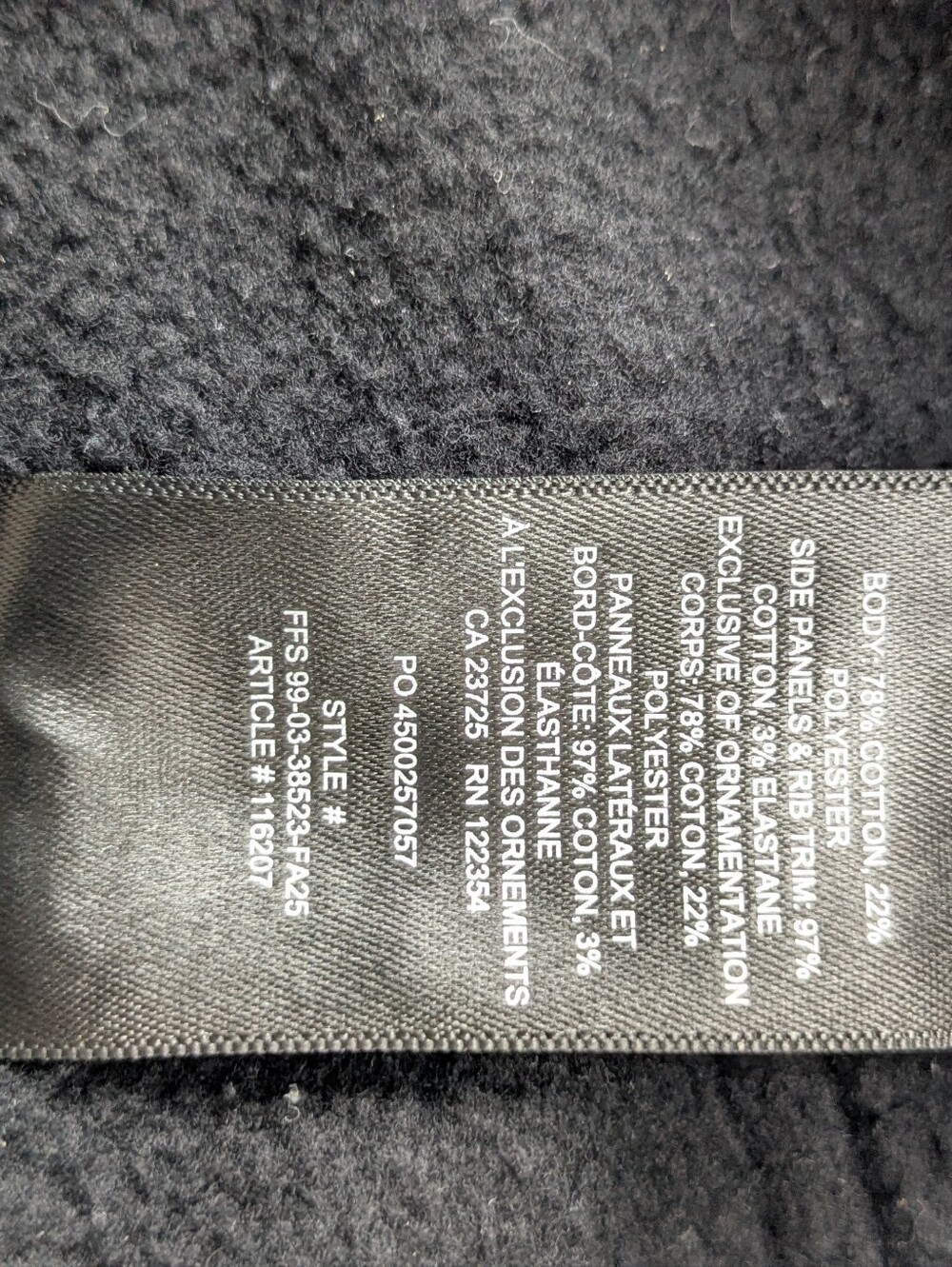 Aritzia Cozy Sweatfleece Black Boxy Zip Hoodie - Picture 7 of 8